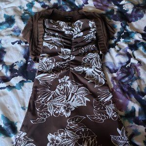 Le Château Strapless Dress, Hawaiin Theme